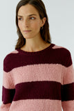 Esmy Sweater in Pink and Bramble Berry