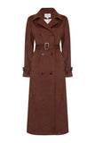 Tome Brown Suede Coat