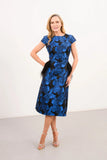 Diana Blue Flower Dress