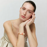 Vanessa Baroni Unique Bracelet in Latte Marble