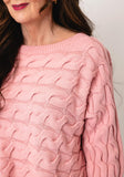 Sirah Sweater in Rose Elegance