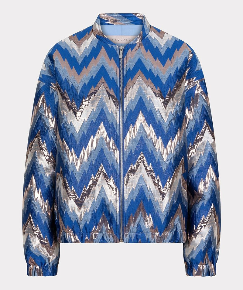 Zigzag Bomber Jacket