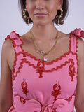 Amore dress in Lobster Print