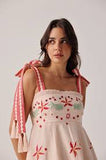 Nora Dress in Peach