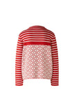 Red and Ivory Heart Sweater