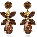 Mini Dione Earring in Smoked Topaz