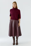 Bramble Berry Vegan Leather Skirt