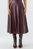 Bramble Berry Vegan Leather Skirt