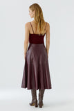 Bramble Berry Vegan Leather Skirt