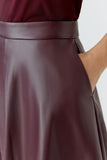 Bramble Berry Vegan Leather Skirt