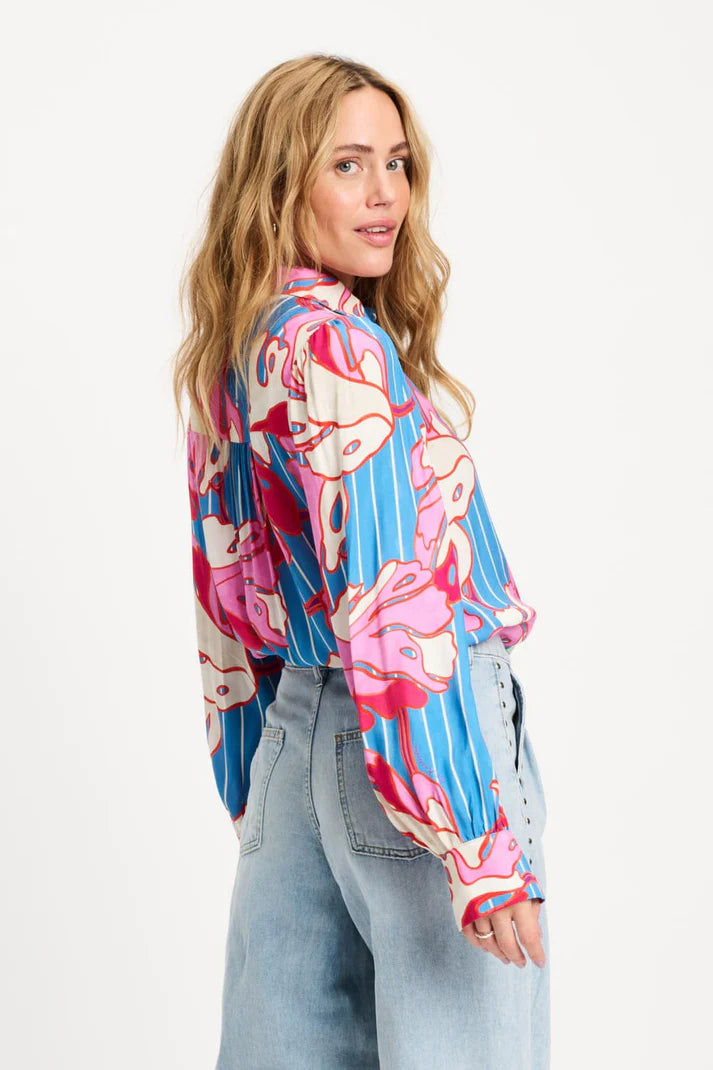 Urban Flora Stripe Blouse