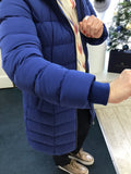 Polly Puffa coat in deep blue