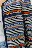 Cardigan in Multicolour structure jacquard