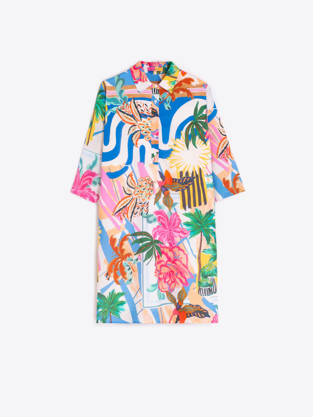 Multi coloured tunic dress