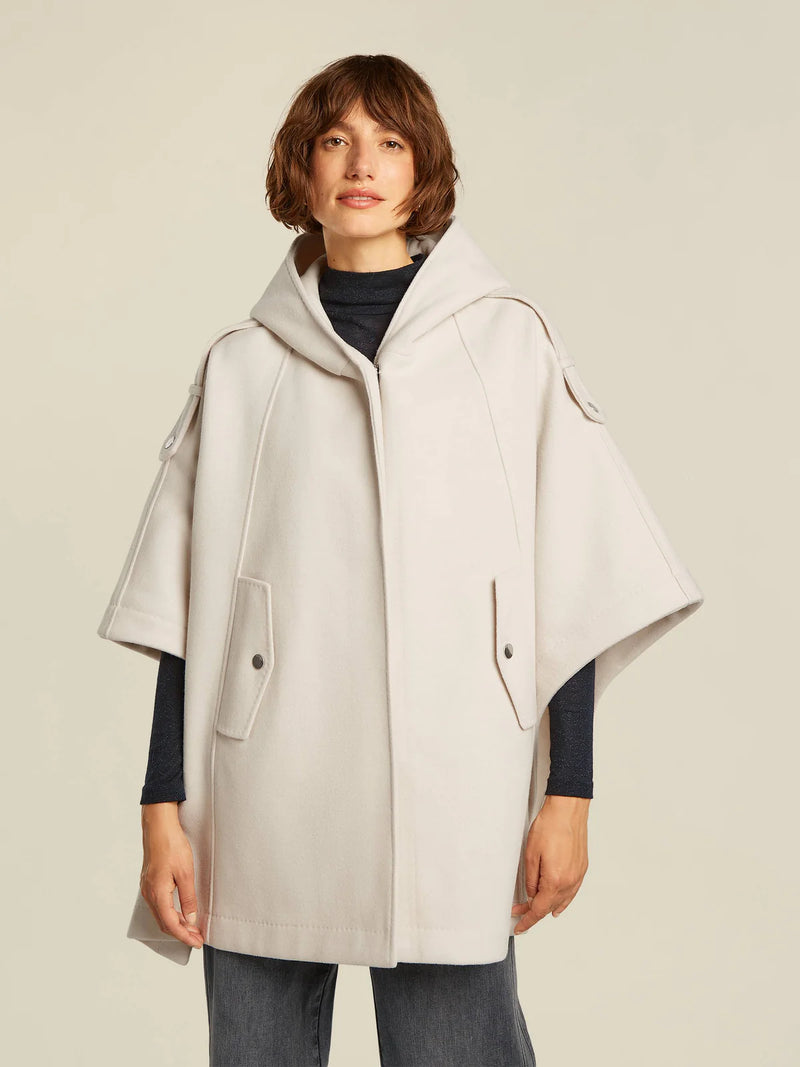 Bright Cape Coat in Neutral