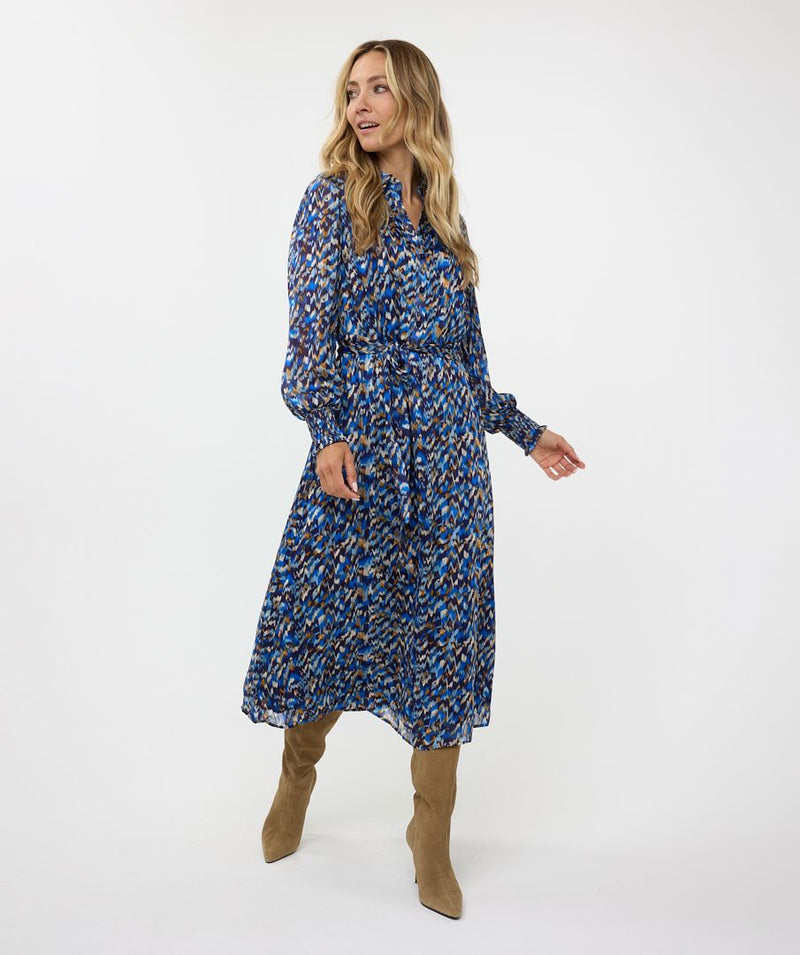 Midi dress in Mystery Estate print