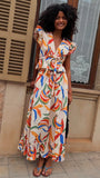Saige skirt with banana print