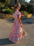 Misha Dress in Candy Stripe