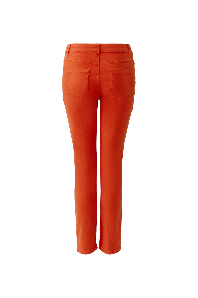 Orange Denim Jeans