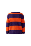 Dark Violet and Orange Sweater