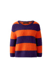 Dark Violet and Orange Sweater