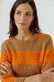 Esmy Sweater in Orange and Tan