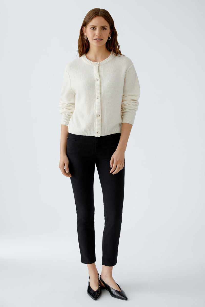 Cardigan in Gardenia