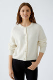 Cardigan in Gardenia