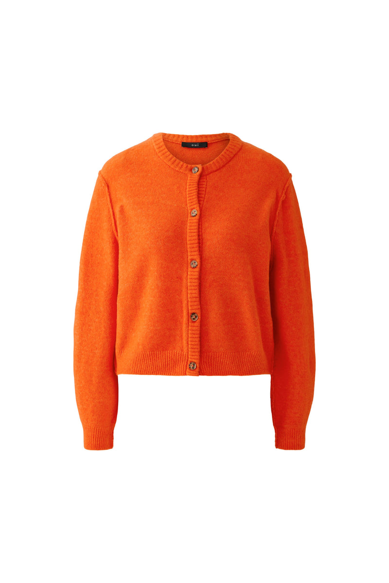 Oui Cardigan Orange