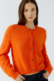Oui Cardigan Orange