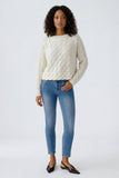 Sirah sweater in offwhite Melange