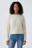 Sirah sweater in offwhite Melange