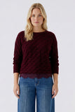 Sirah Sweater in Bramble Berry