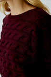 Sirah Sweater in Bramble Berry