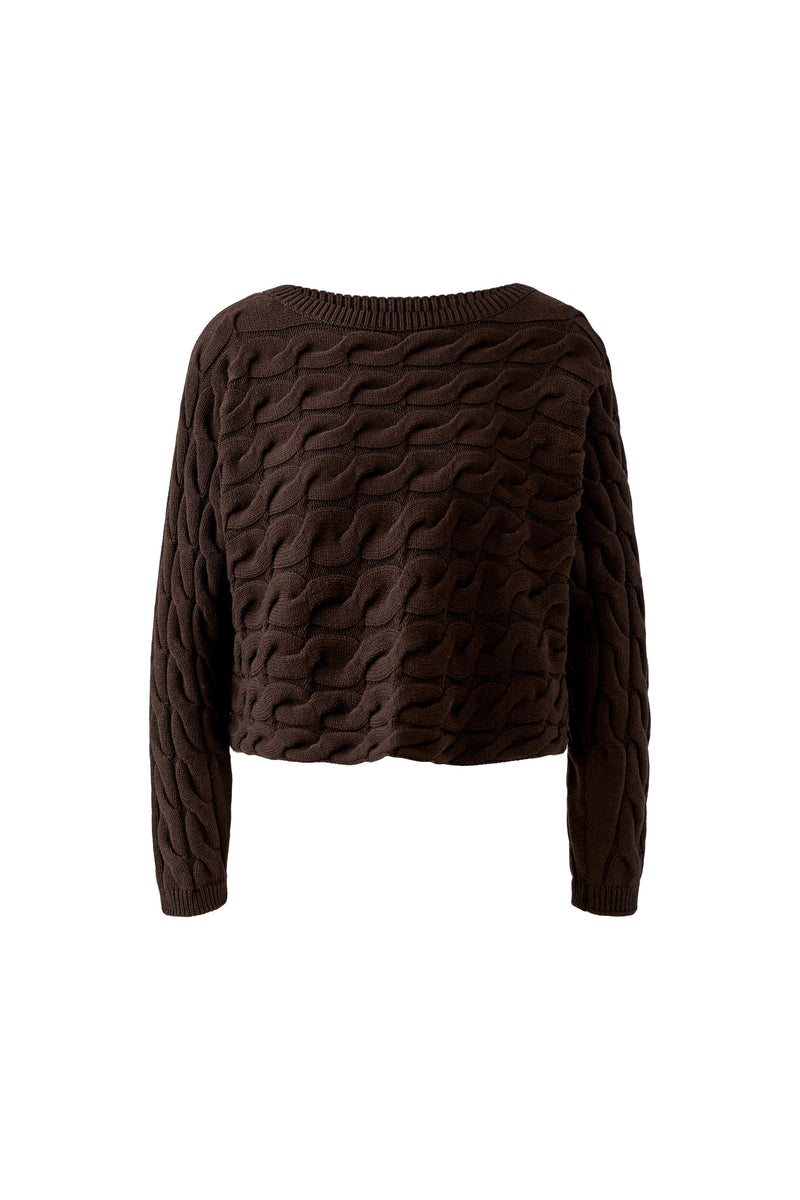 Sirah Sweater in Chocolate Torte