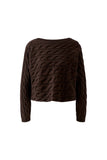 Sirah Sweater in Chocolate Torte