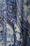 Chiffon Blue Printed Dress