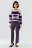 Deep Violet Neya Trousers from OUI