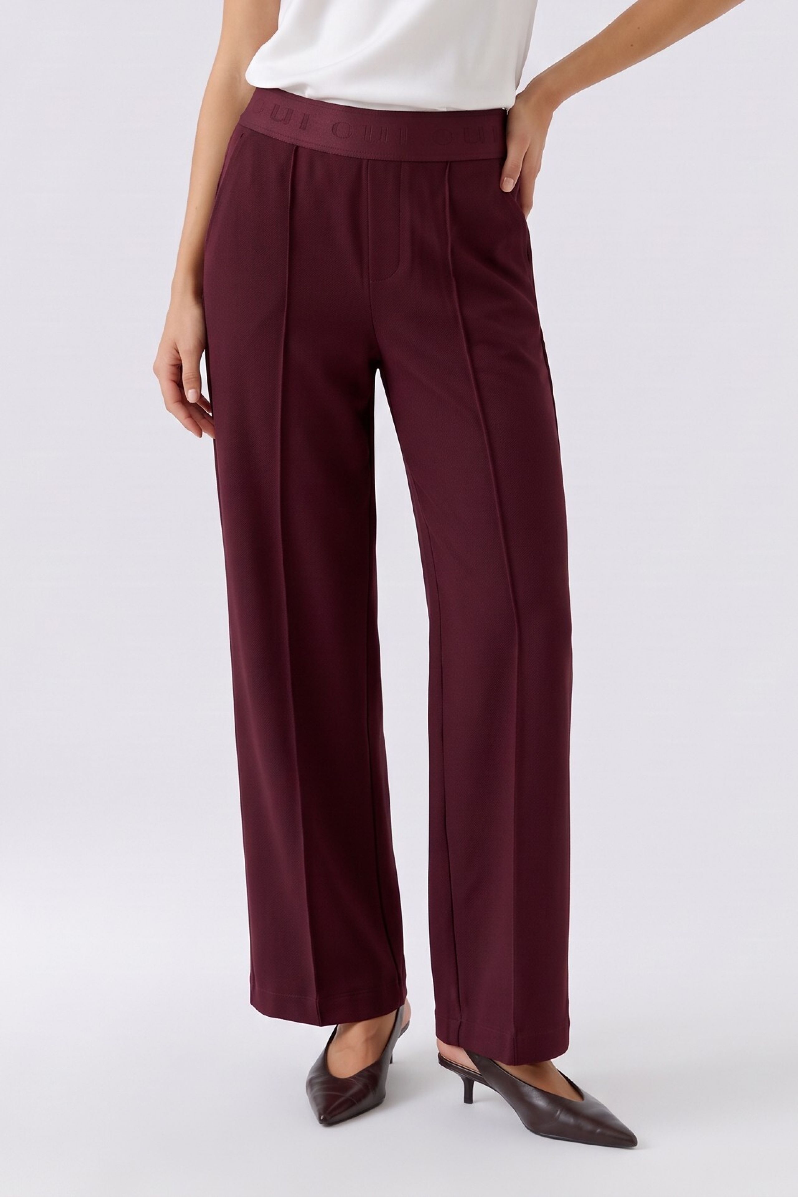 Lacy Trouser in Bramble Berry