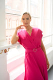 Calm dress cerise