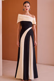 Full length Black and Ivory Dress