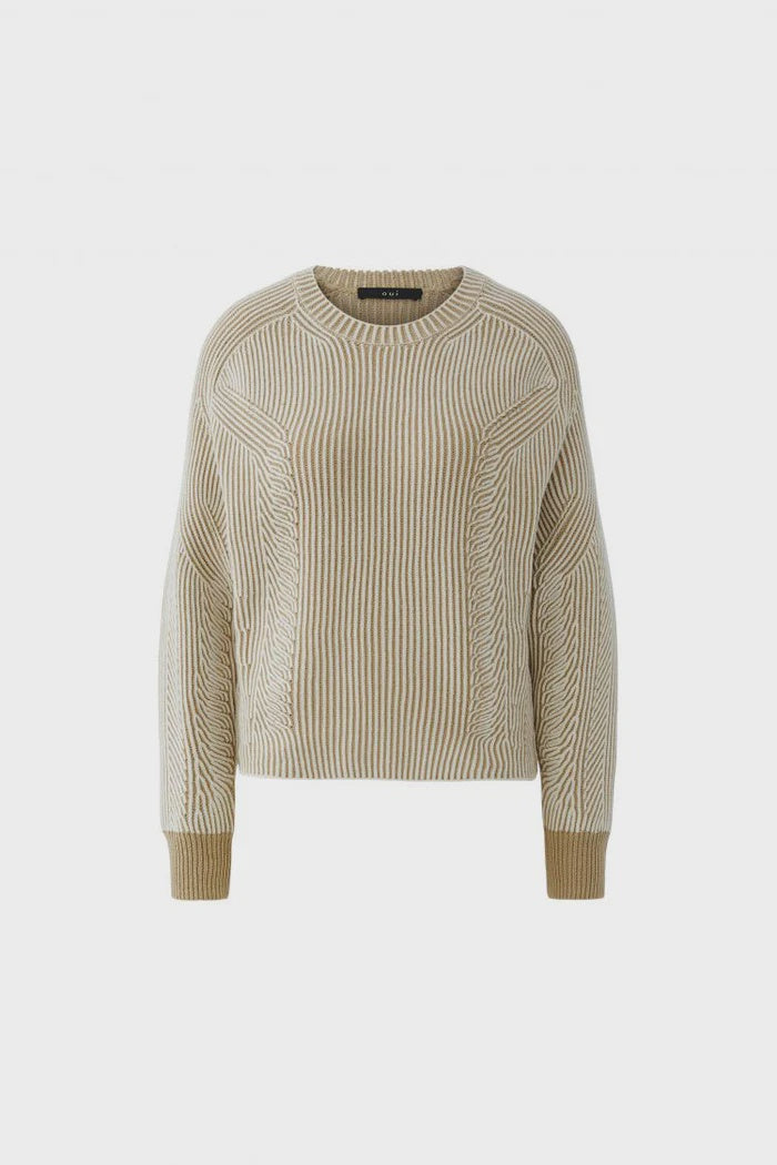 Beige and Ivory Sweater