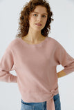 Pink Sweater with Knot
