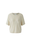 Beige Linen Knit Top