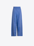 Blue Herringbone Trouser