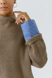 Taupe Sweater from Oui