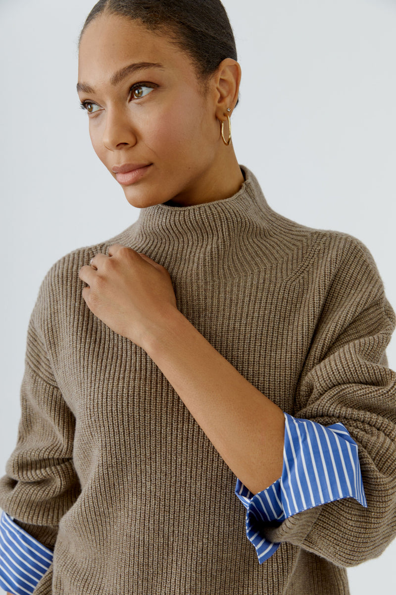 Taupe Sweater from Oui