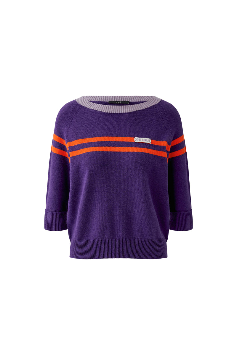 Violet and Orange Sweater