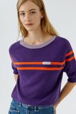 Violet and Orange Sweater