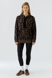 Leopard and Brown Hoodie